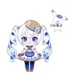 画师moromoimaru设计的雪未来形象