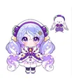 画师めるのめる设计的雪未来形象