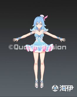 最初公開之人設圖