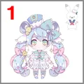 画师noncom设计的雪未来形象