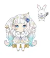 画师あずき设计的雪未来形象