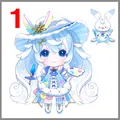 画师白雪とわ设计的雪未来形象