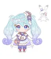 画师せのたろう设计的雪未来形象