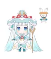 画师アザカ设计的雪未来形象