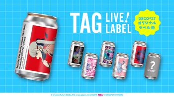 DecoMiku Live Tag Live Label