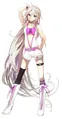 由赤坂アカ绘制的IA×SUPER GT专辑主视图形象