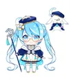 画师朝顔みのる设计的雪未来形象